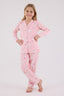 Rolypoly Kız Çocuk Kışlık Regular Fit Pembe Pijama Takımı RP3713-C-V2