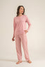 Pierre Cardin Kadın Sweet Sunday Pembe Uzun Kol Pijama Takım PC9295-S-V1