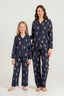 Rolypoly Anne Kız Winter Bear Lacivert Gömlek Pijama Takımı RP3919-A-V2