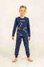 Rolypoly Erkek Çocuk Wildlife Lacivert Uzun Kol Pijama Takım RP3866-C-V1