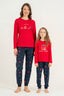 Rolypoly Winter Everywhere Anne Kız Kırmızı Uzun Kol Pijama Takım RP3938-A-V1
