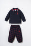U.S. Polo Assn. Erkek Bebek Polo Yaka Lacivert Uzun Kol Pijama Takım USB3128-C-V1