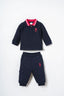 U.S. Polo Assn. Erkek Bebek Polo Yaka Lacivert Uzun Kol Pijama Takım USB3135-C-V1