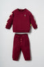 U.S. Polo Assn. Erkek Bebek Star Patches Bordo Uzun Kol Pijama Takım USB3138-C-V2