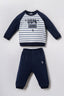 U.S. Polo Assn. Erkek Bebek Stripes Yeşil Uzun Kol Pijama Takım USB3164-C-V2
