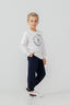 U.S. Polo Assn. Erkek Çocuk Baskılı Beyaz Uzun Kol Eşofman Takımı US2600-C-V1
