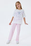 U.S. Polo Assn Kız Çocuk Pembe Pijama Takım