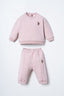U.S. Polo Assn. Nakışlı Kız Bebek Pembe Uzun Kol Pijama Takım USB3245-C-V3