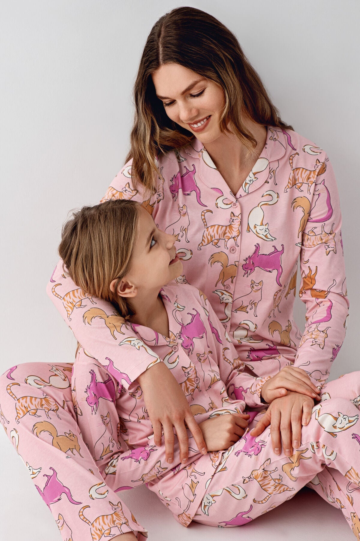 Rolypoly Kadın Kışlık Regular Fit Pembe Gömlek Pijama Takım RP3711-S-V2 Ürün ikincil görseli