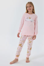 Rolypoly Kız Çocuk Pembe Pijama Takımı