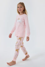Rolypoly Kız Çocuk Pembe Pijama Takımı