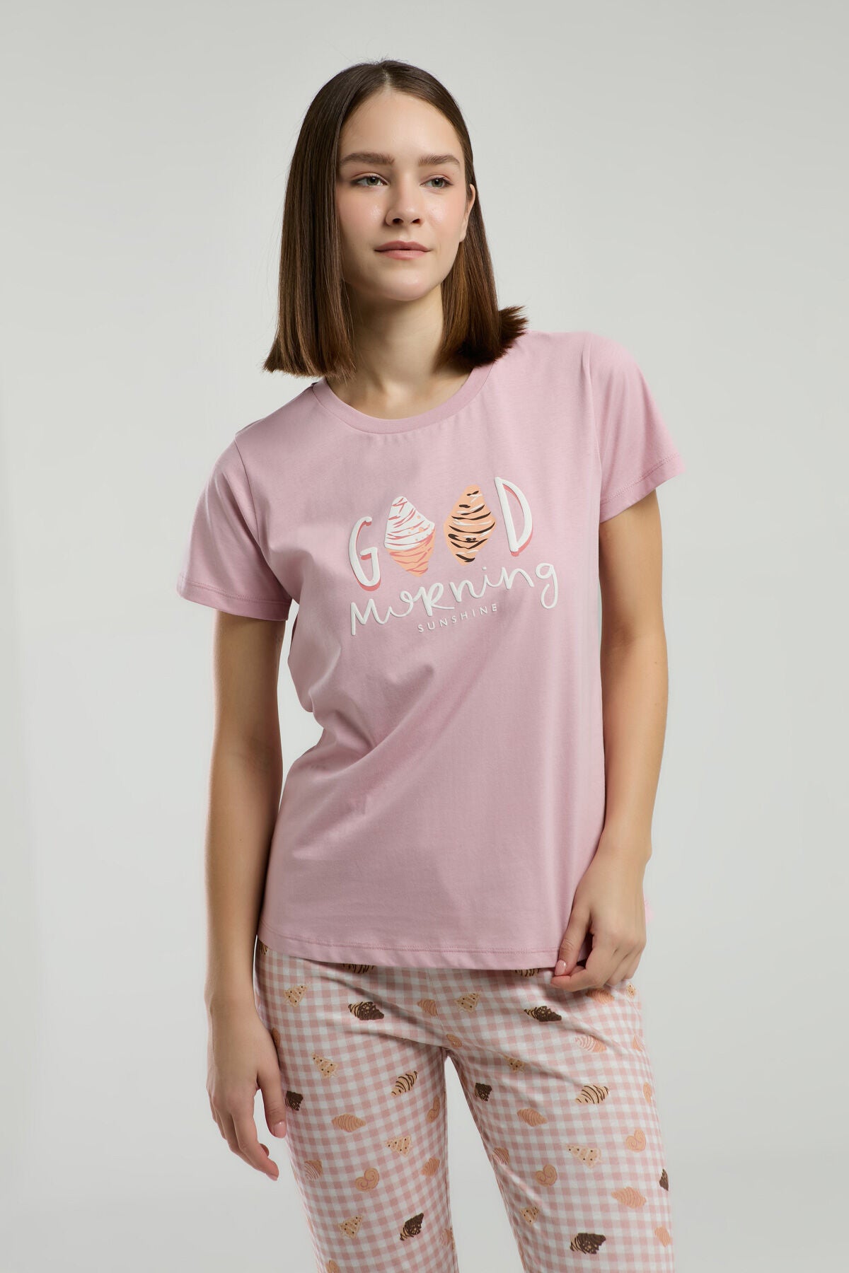 Rolypoly Kadın Pembe Pijama Takımı