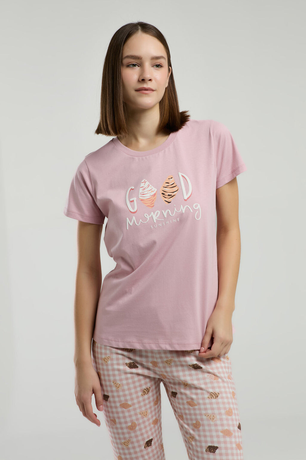 Rolypoly Kadın Pembe Pijama Takımı