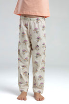 Rolypoly Kız Çocuk Turuncu Pijama Takımı