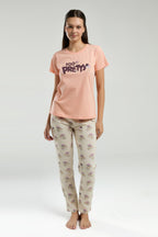 Rolypoly Kadın Turuncu Pijama Takımı