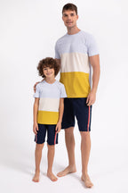 All You Need Is Family Gökyüzü Mavisi Erkek Çocuk Bermuda Takım