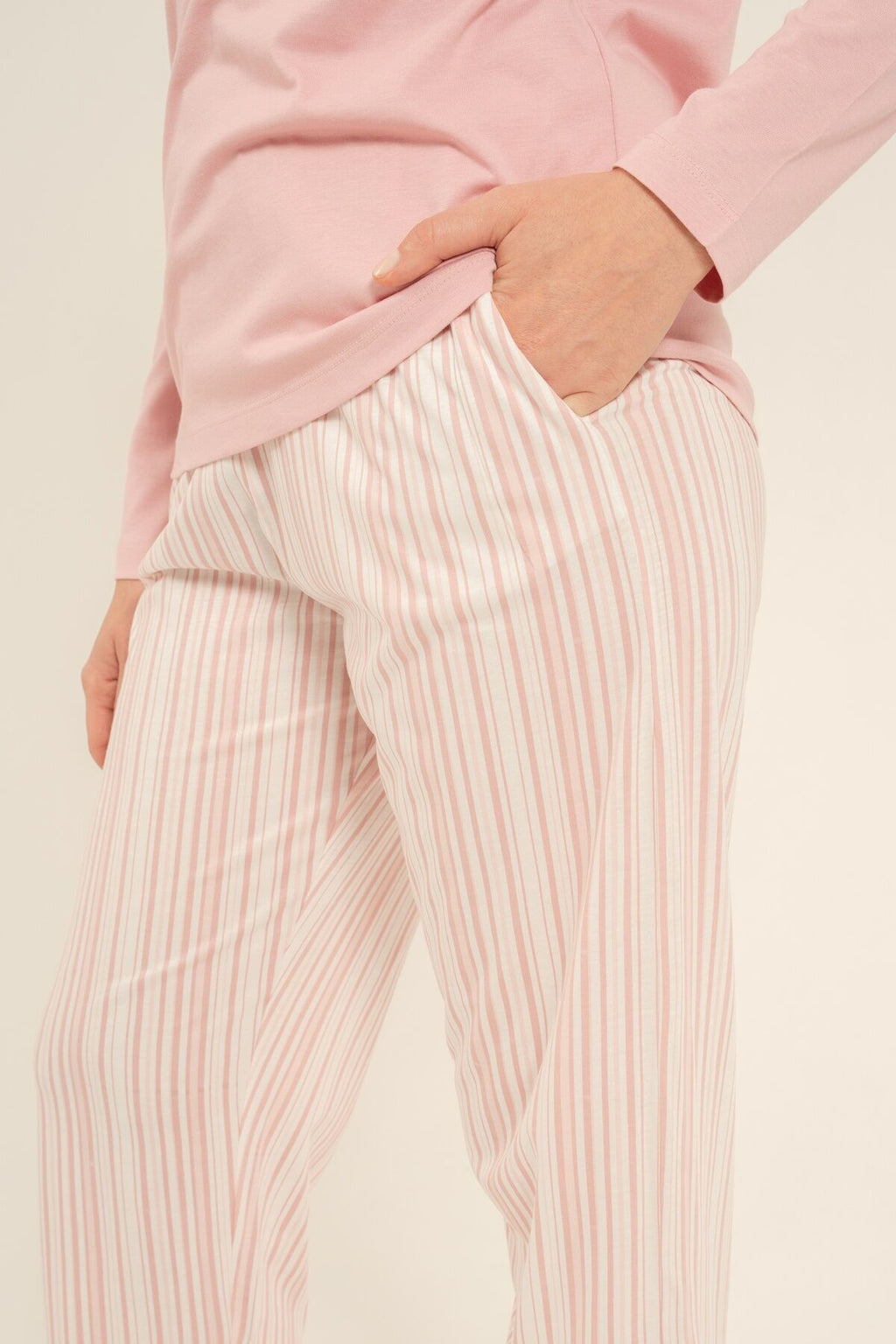Arnetta Kadın Always Smile Pembe Uzun Kol Pijama Takımı AR3754-S-V1