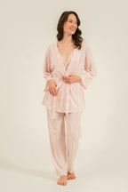 Arnetta Kadın Pembe Braletli Pijama Takımı AR3756-S-V1