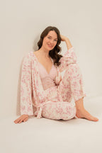 Arnetta Kadın Roses Krem Braletli Pijama Takımı AR3746-S-V1