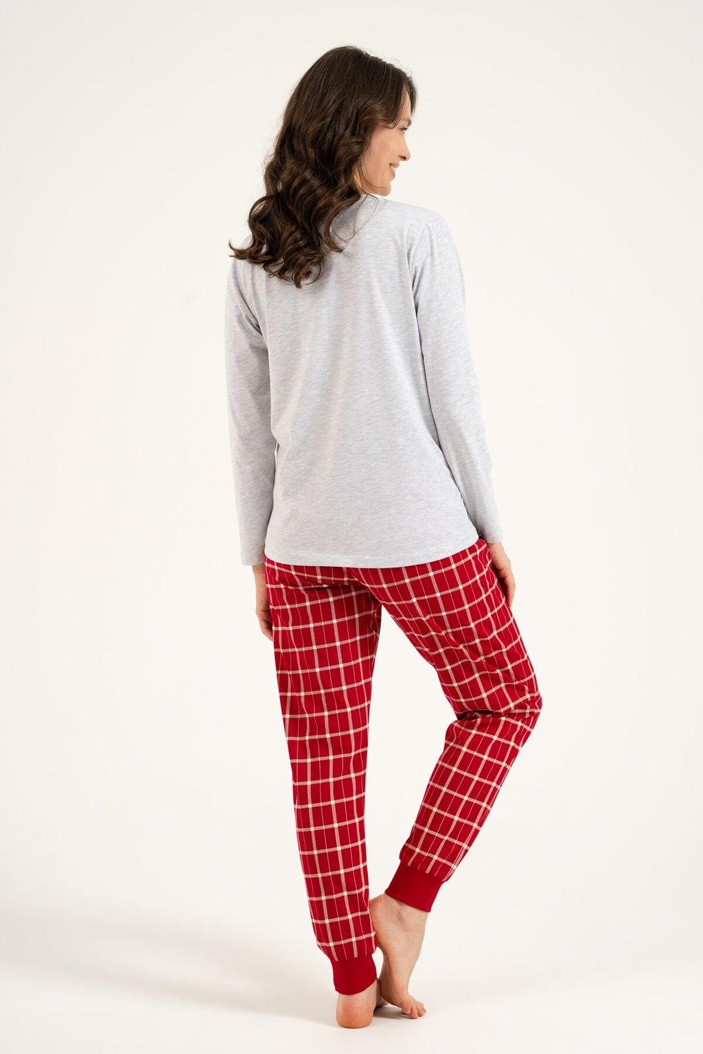 Arnetta Wonderful Time Anne Kız Gri Uzun Kol Pijama Takım AR3733-A-V1