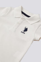 U.s. Polo Assn Lisanslı Collar Krem Erkek Bebek Takımı
