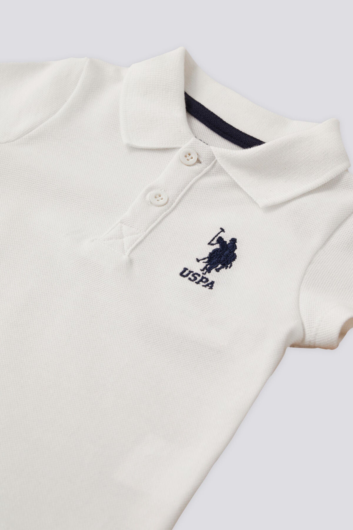 U.s. Polo Assn Lisanslı Collar Krem Erkek Bebek Takımı