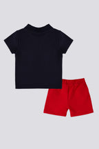 U.s. Polo Assn Lisanslı Collar Lacivert Erkek Bebek Takımı