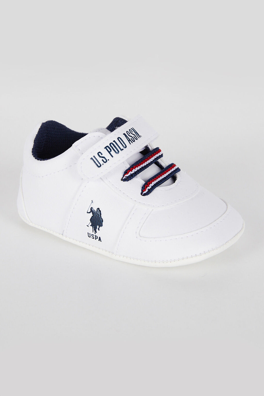 U.S. Polo Assn. Erkek Bebek Pigment Baskılı Yazlık Regular Fit Beyaz Ayakkabı USB1310-B-V4