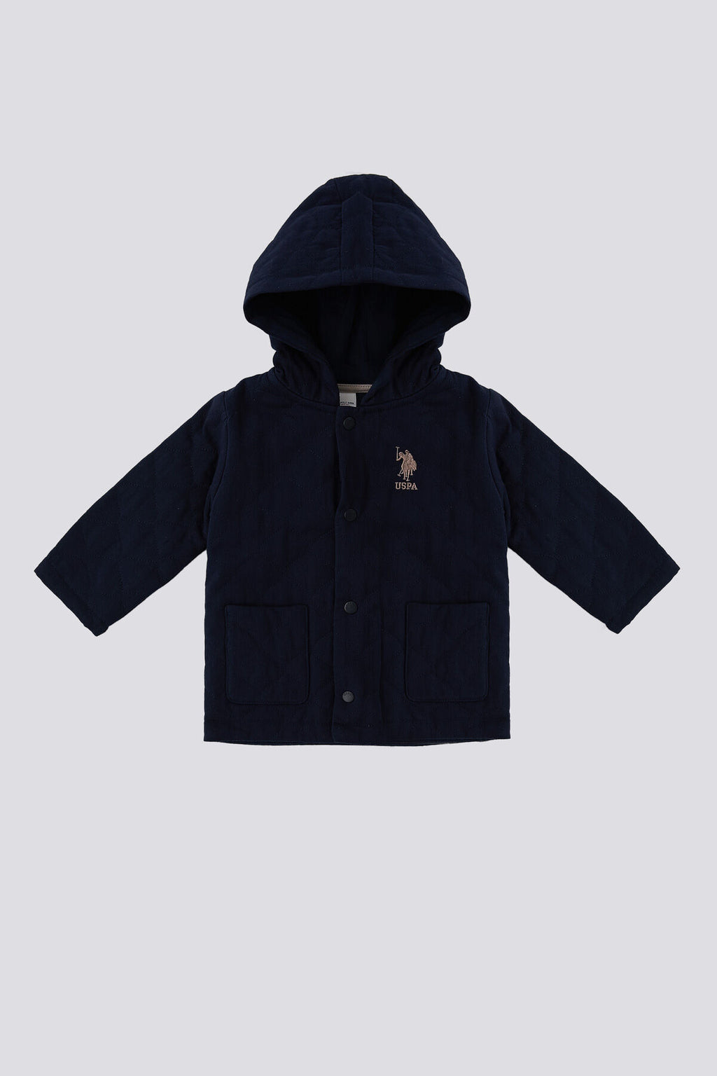 U.S. Polo Assn. Kız Bebek Kışlık Regular Fit Lacivert Kazak & Hırka & Yelek USB1449-B-V1