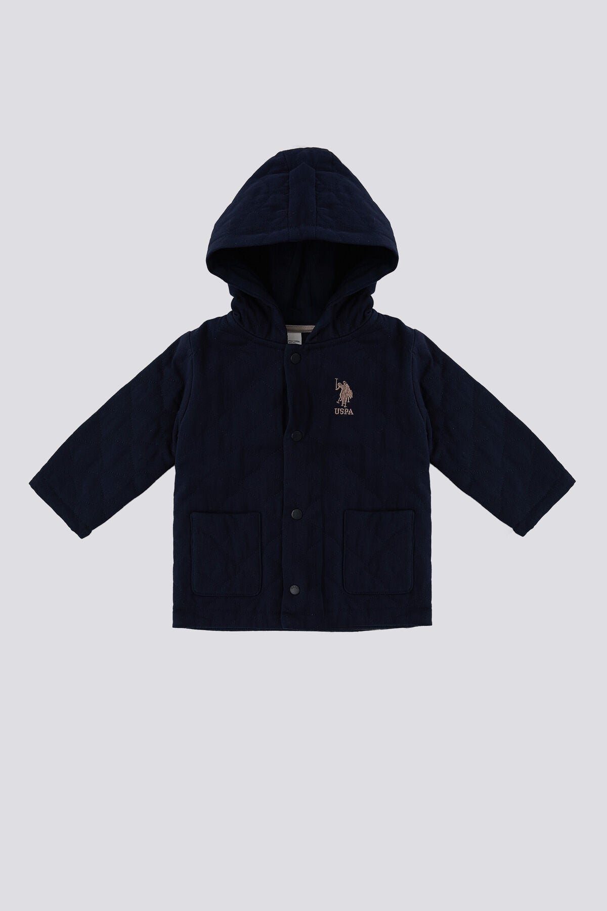U.S. Polo Assn. Kız Bebek Kışlık Regular Fit Lacivert Kazak & Hırka & Yelek USB1449-B-V1