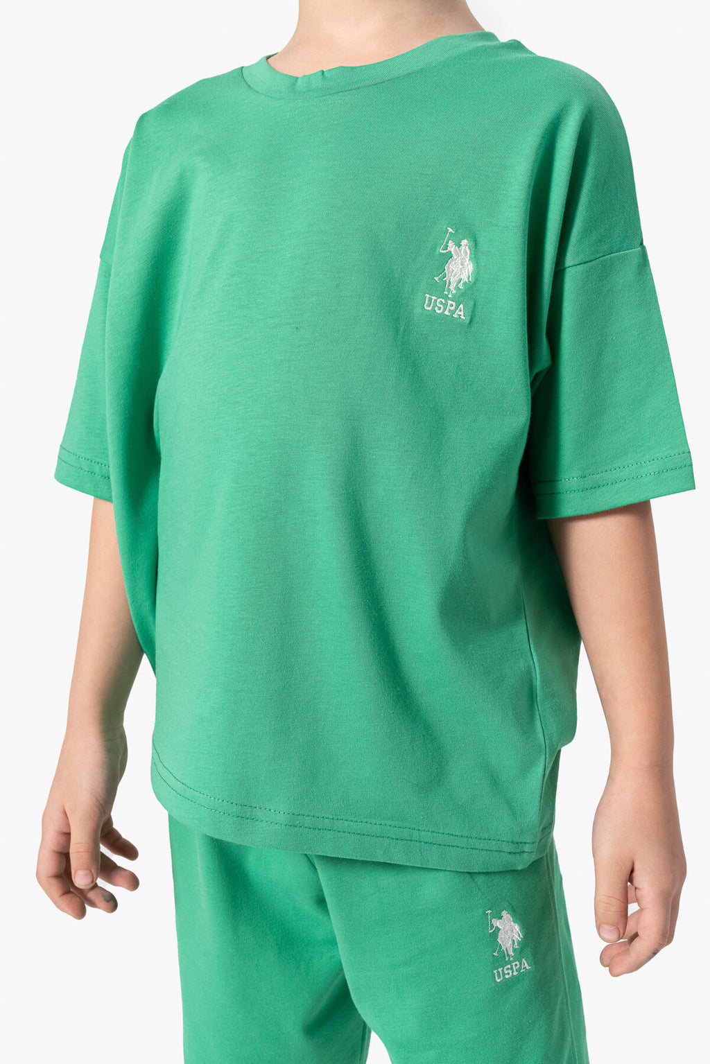 U.S. Polo Assn. Erkek Çocuk Kahverengi Bermuda Takım