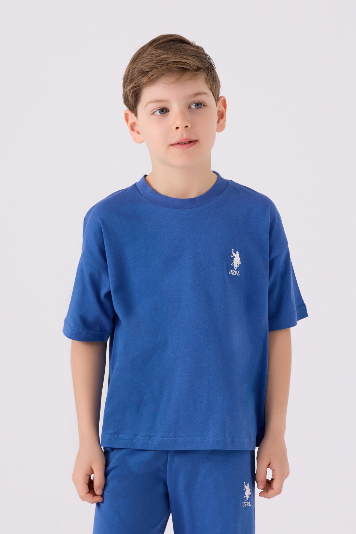 U.s. Polo Assn Erkek Çocuk Cobalt Bermuda Takımı Ürün ikincil görseli