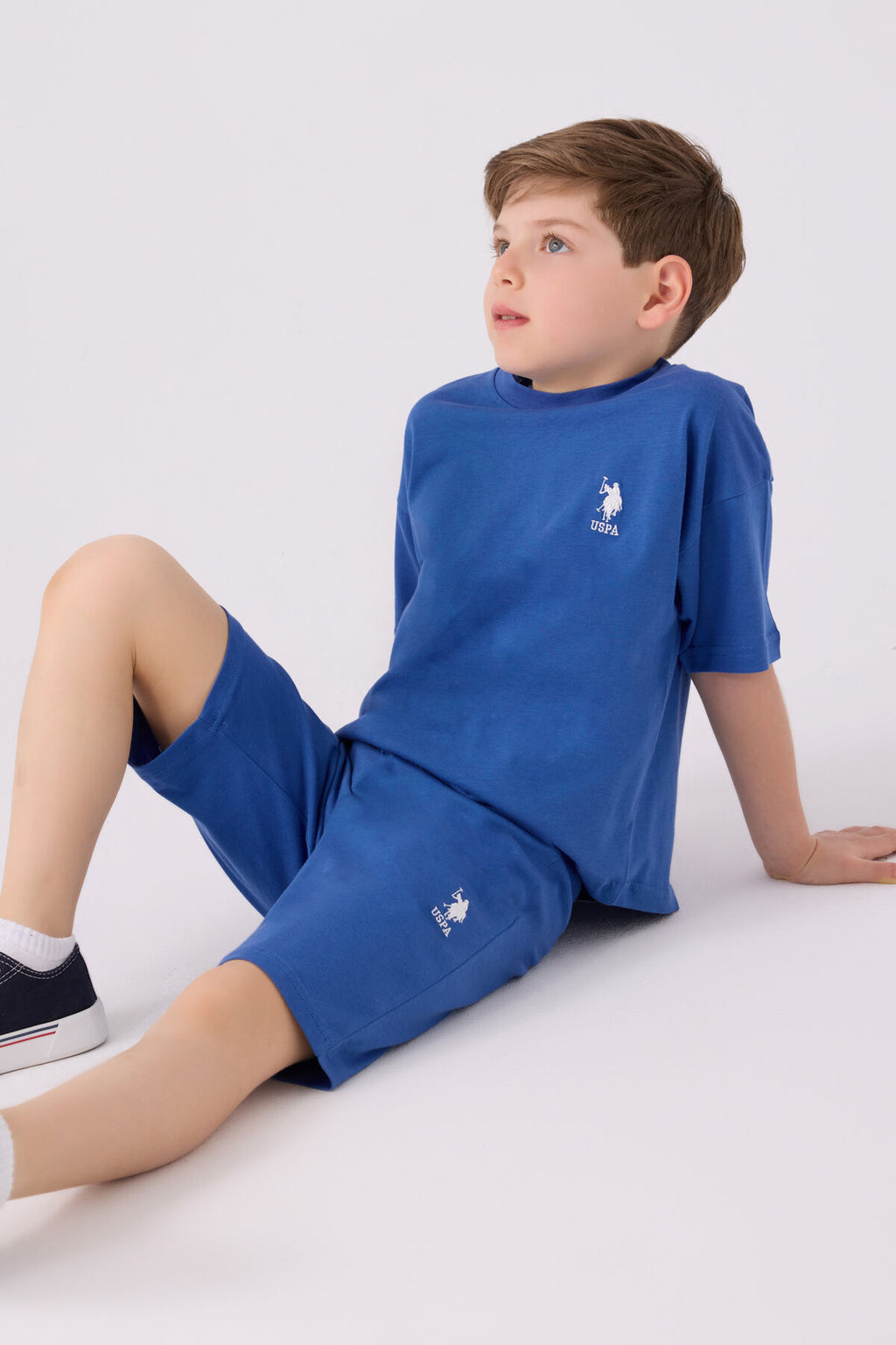 U.s. Polo Assn Erkek Çocuk Cobalt Bermuda Takımı