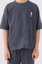 U.S. Polo Assn Erkek Çocuk Füme  Bermuda Takımı