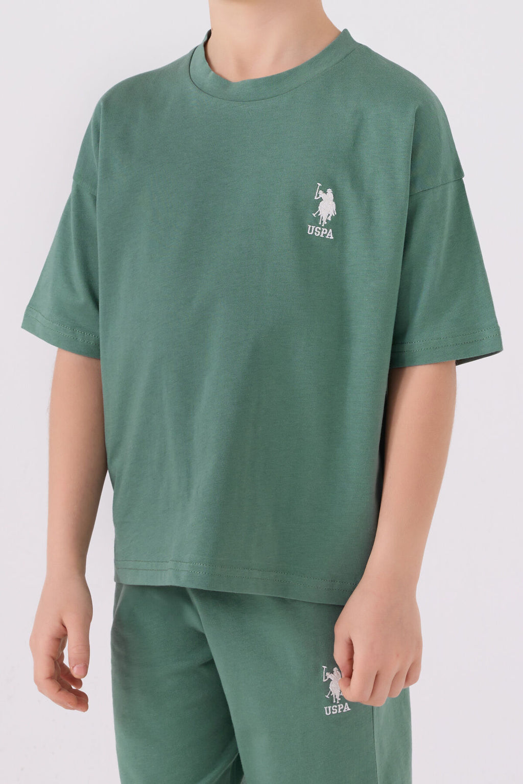 U.s. Polo Assn Erkek Çocuk Pastel Bermuda Takımı