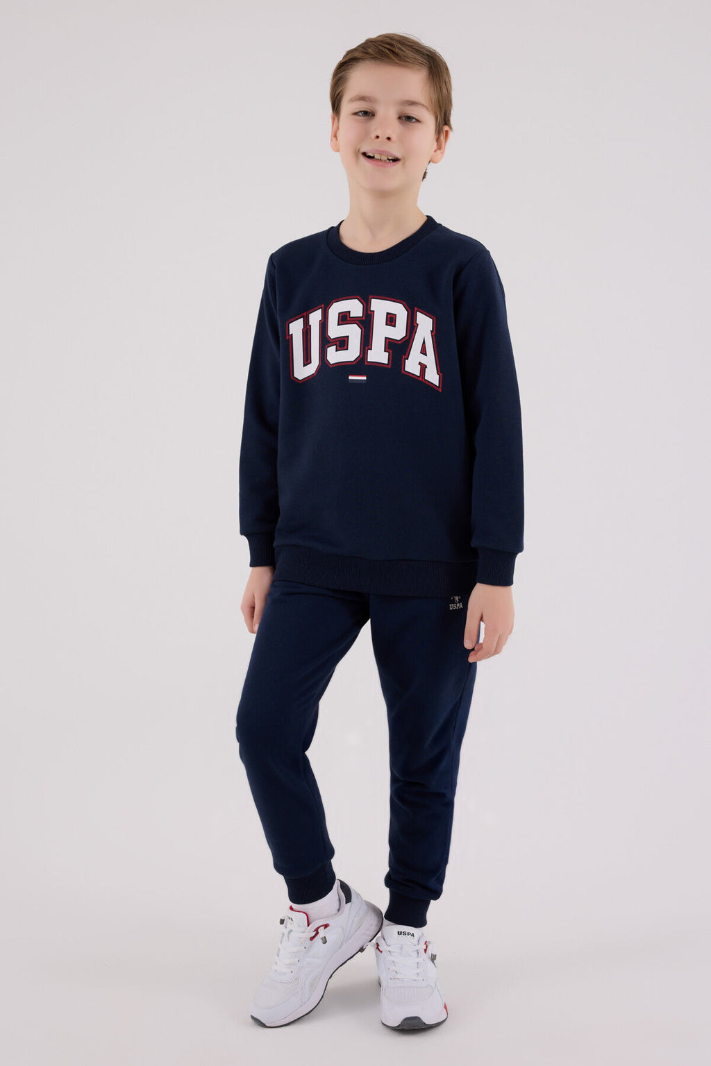 U.S. Polo Assn. Erkek Çocuk Kışlık Regular Fit Lacivert Eşofman Takımı US2227-C-V1