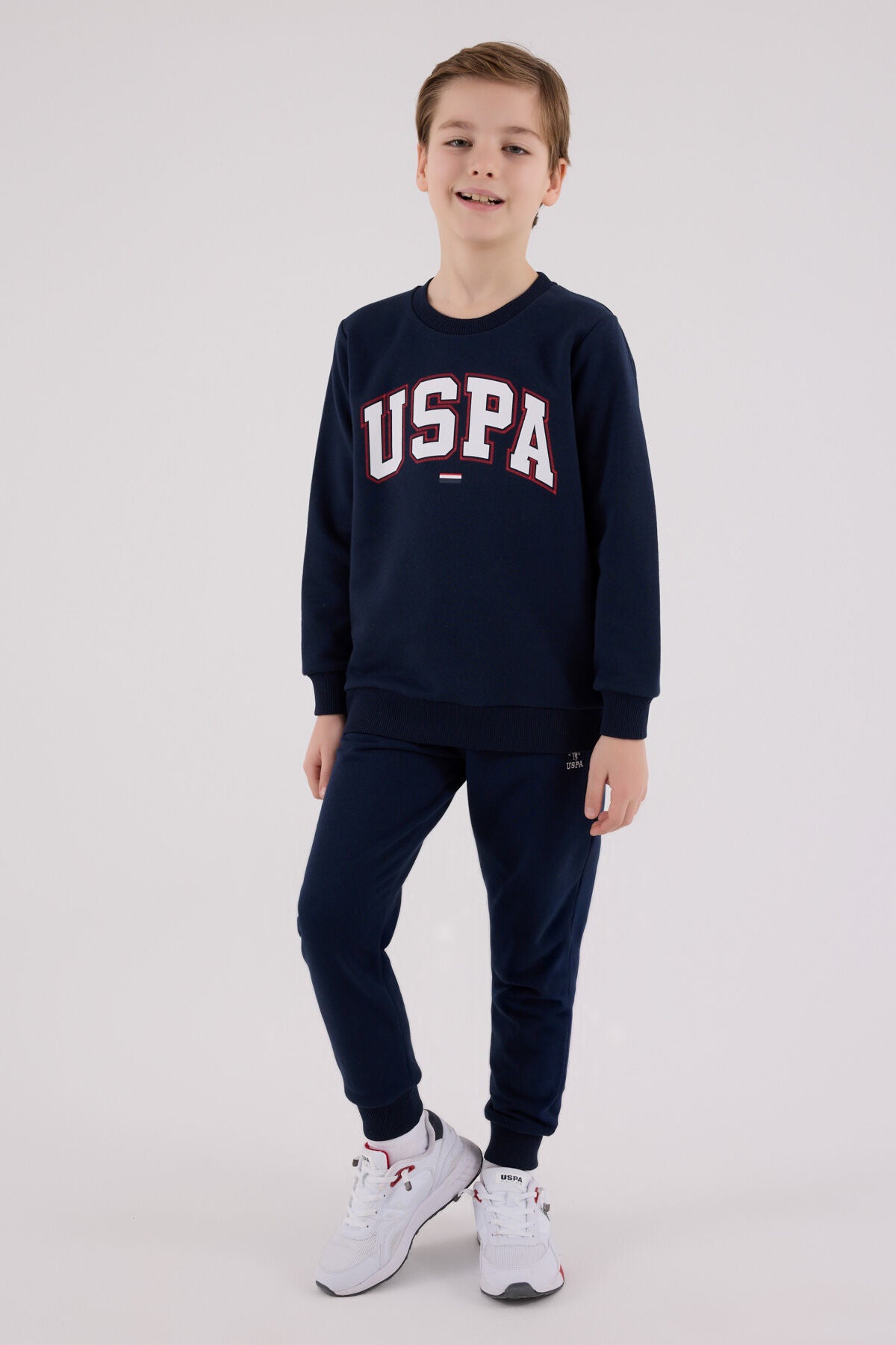 U.S. Polo Assn. Erkek Çocuk Kışlık Regular Fit Lacivert Eşofman Takımı US2227-C-V1