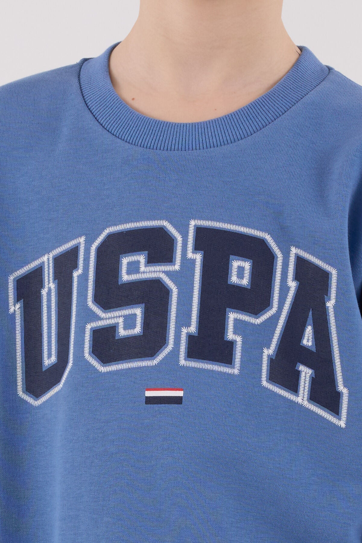 U.S. Polo Assn. Erkek Çocuk Kışlık Regular Fit Mavi Eşofman Takımı US2227-C-V5