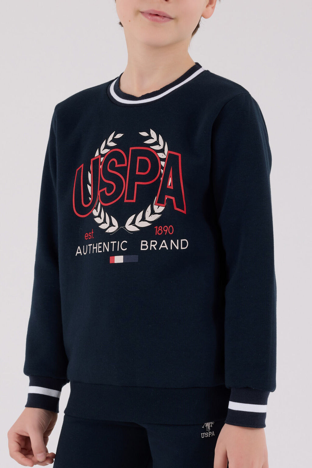 U.S. Polo Assn. Erkek Çocuk Kışlık Regular Fit Lacivert Eşofman Takımı US2223-C-V1