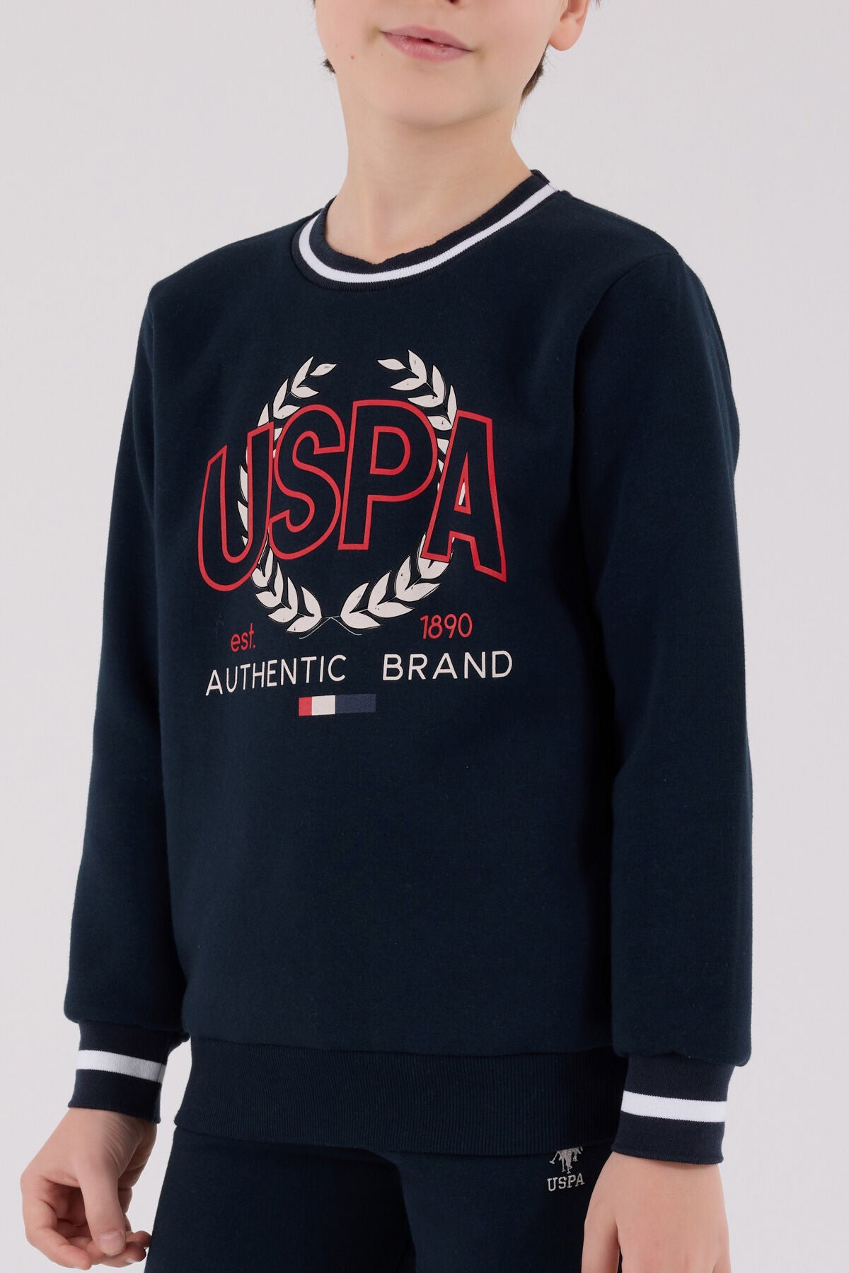 U.S. Polo Assn. Erkek Çocuk Kışlık Regular Fit Lacivert Eşofman Takımı US2223-C-V1