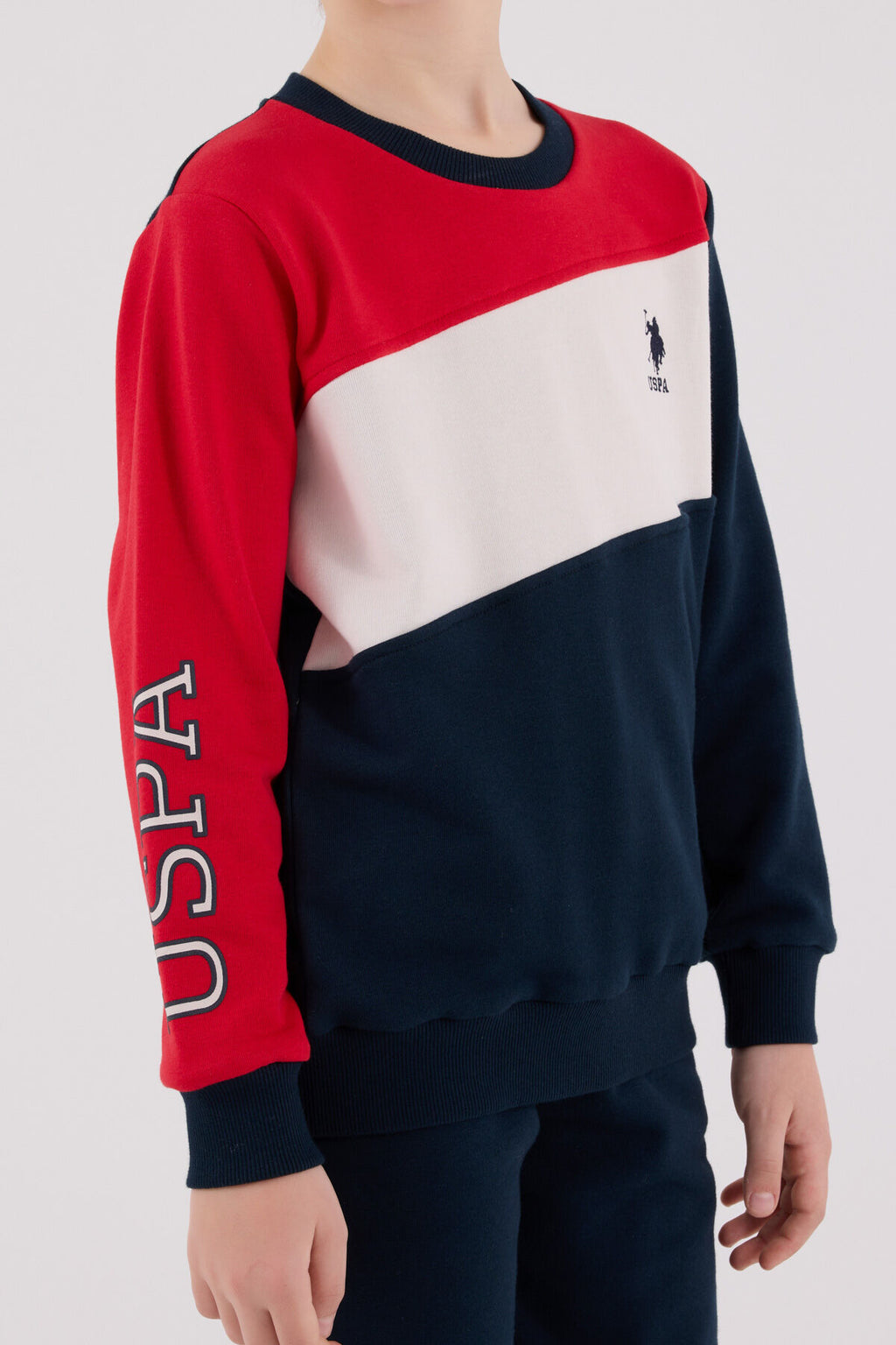 U.S. Polo Assn. Erkek Çocuk Kışlık Regular Fit Lacivert Eşofman Takımı US2224-C-V1
