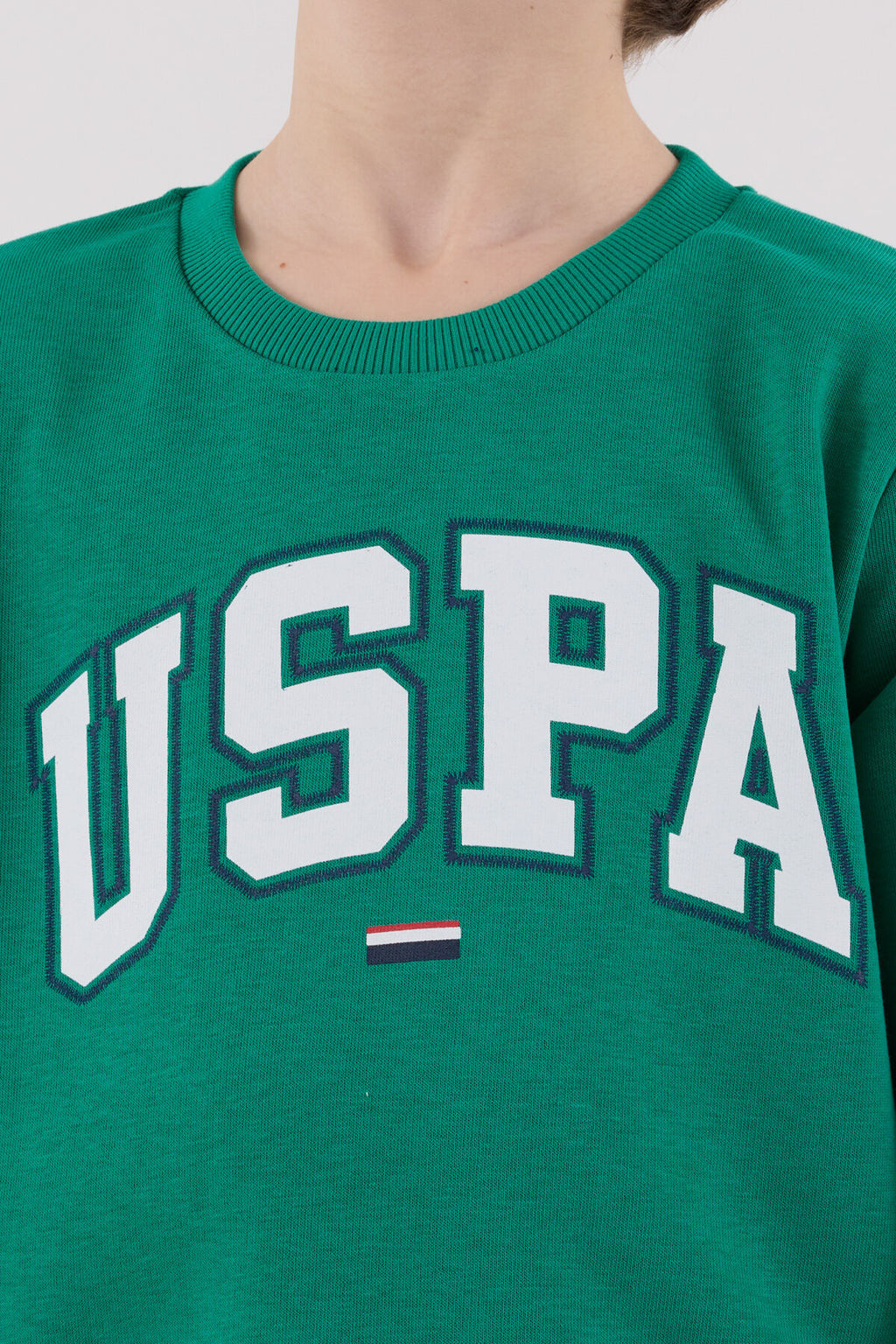 U.S. Polo Assn. Erkek Çocuk Kışlık Regular Fit Yeşil Eşofman Takımı US2227-C-V4
