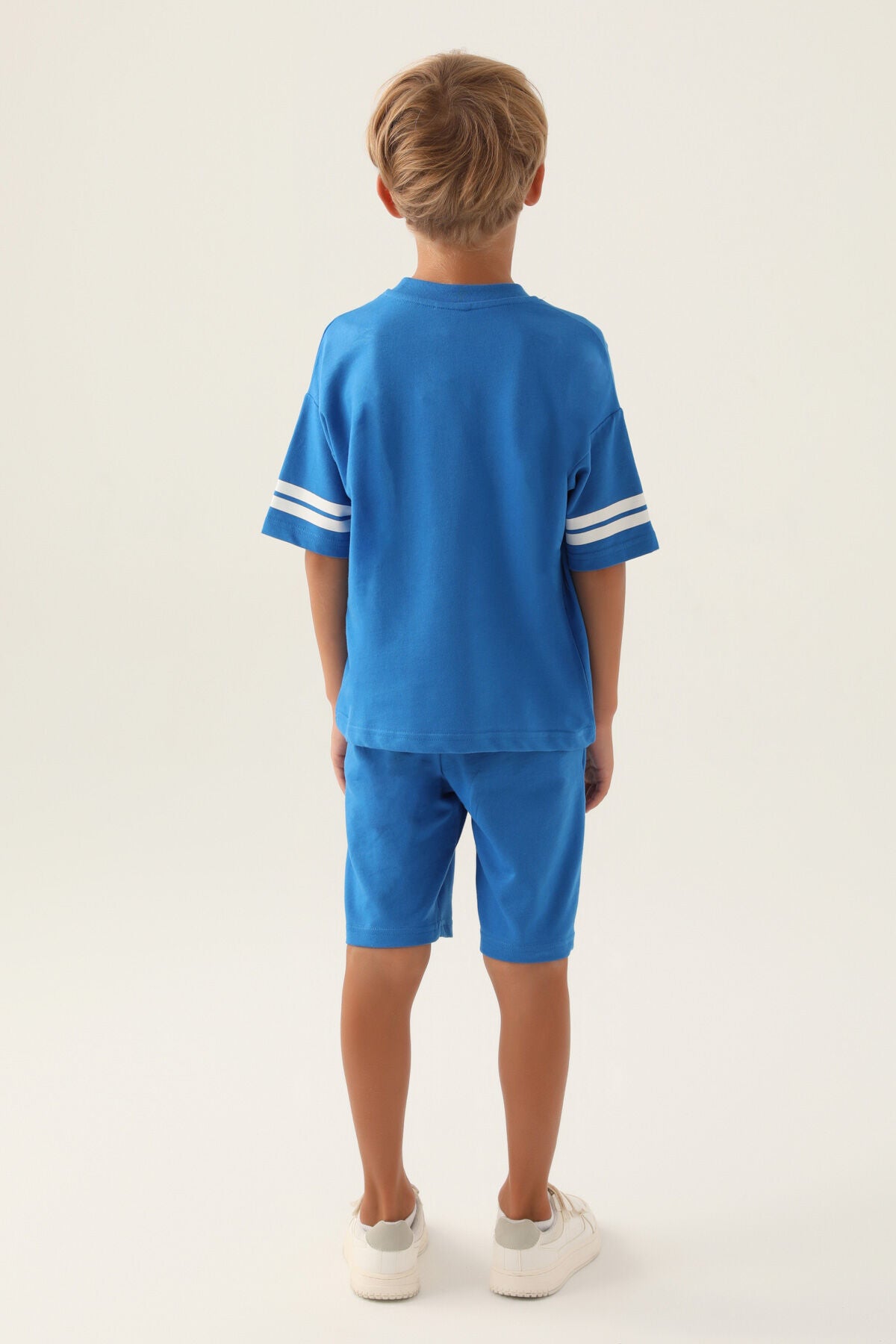 U.s. Polo Assn Lisanslı Sim Cobalt Erkek Çocuk Bermuda Takım