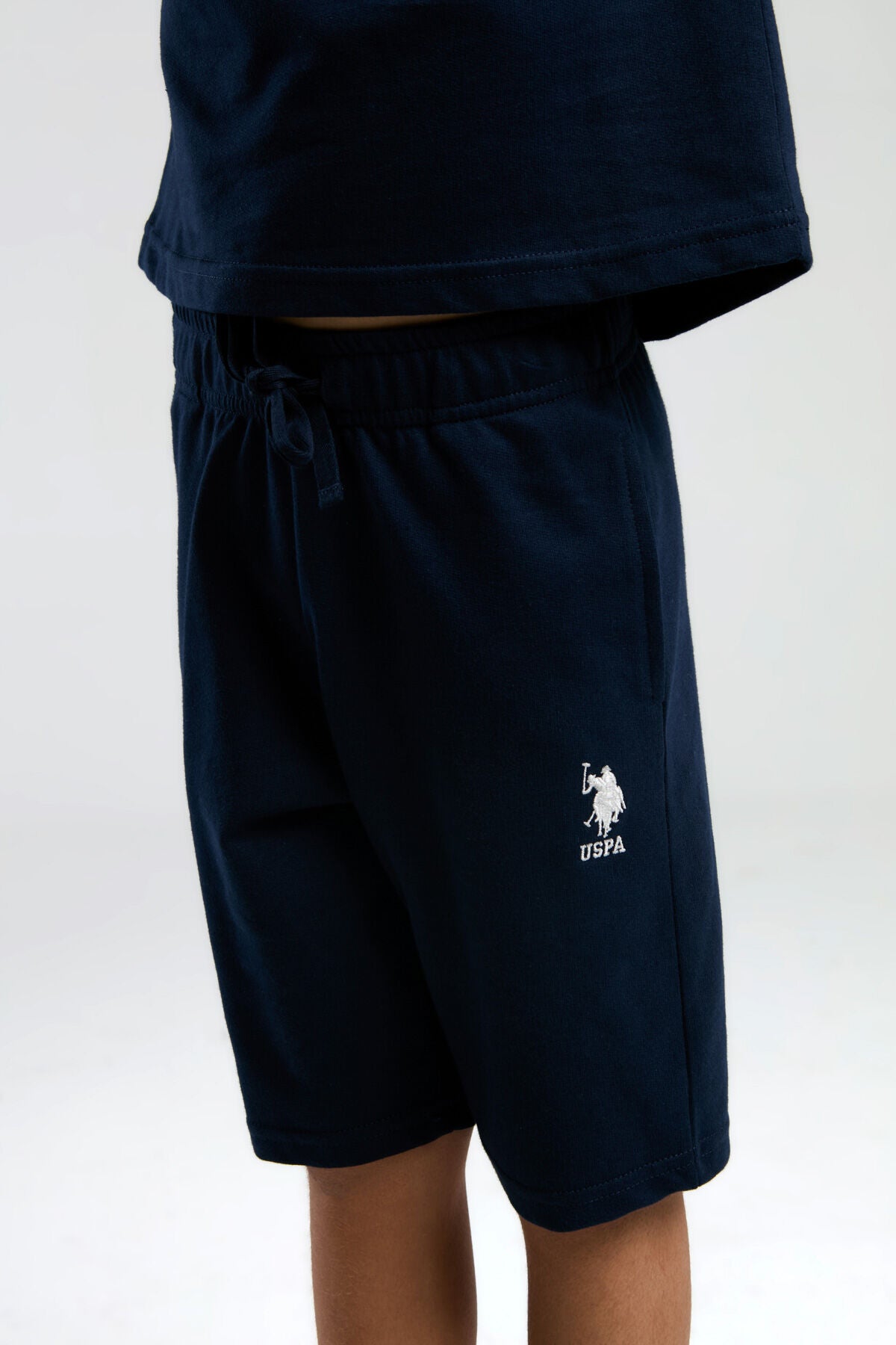 U.S. Polo Assn. Erkek Çocuk Lacivert Bermuda Takım