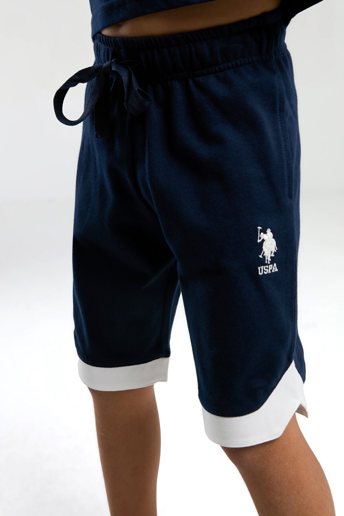 U.S. Polo Assn. Erkek Çocuk Lacivert Bermuda Takım