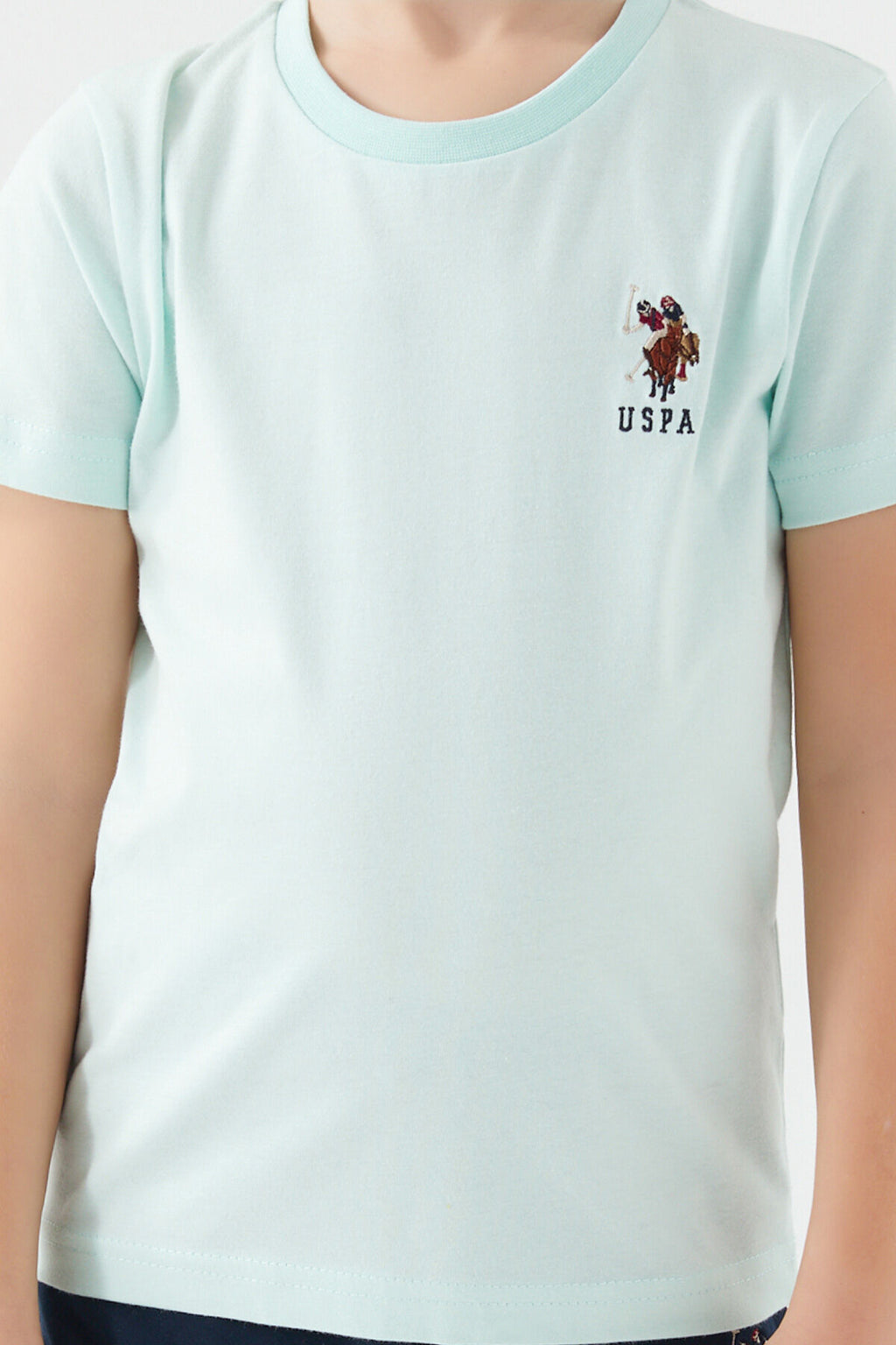 U.s. Polo Assn Light Blue Açık Mavi Erkek Çocuk Bermuda Takım