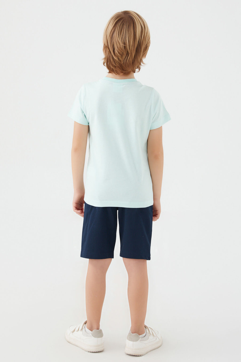 U.s. Polo Assn Light Blue Açık Mavi Erkek Çocuk Bermuda Takım
