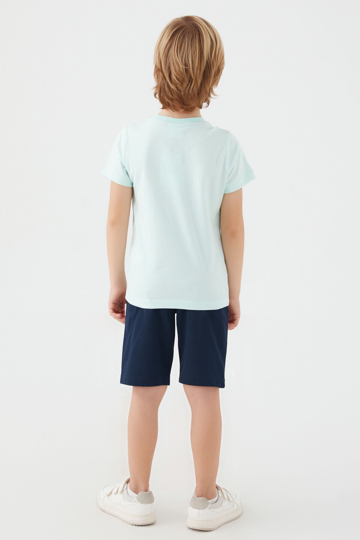U.s. Polo Assn Light Blue Açık Mavi Erkek Çocuk Bermuda Takım