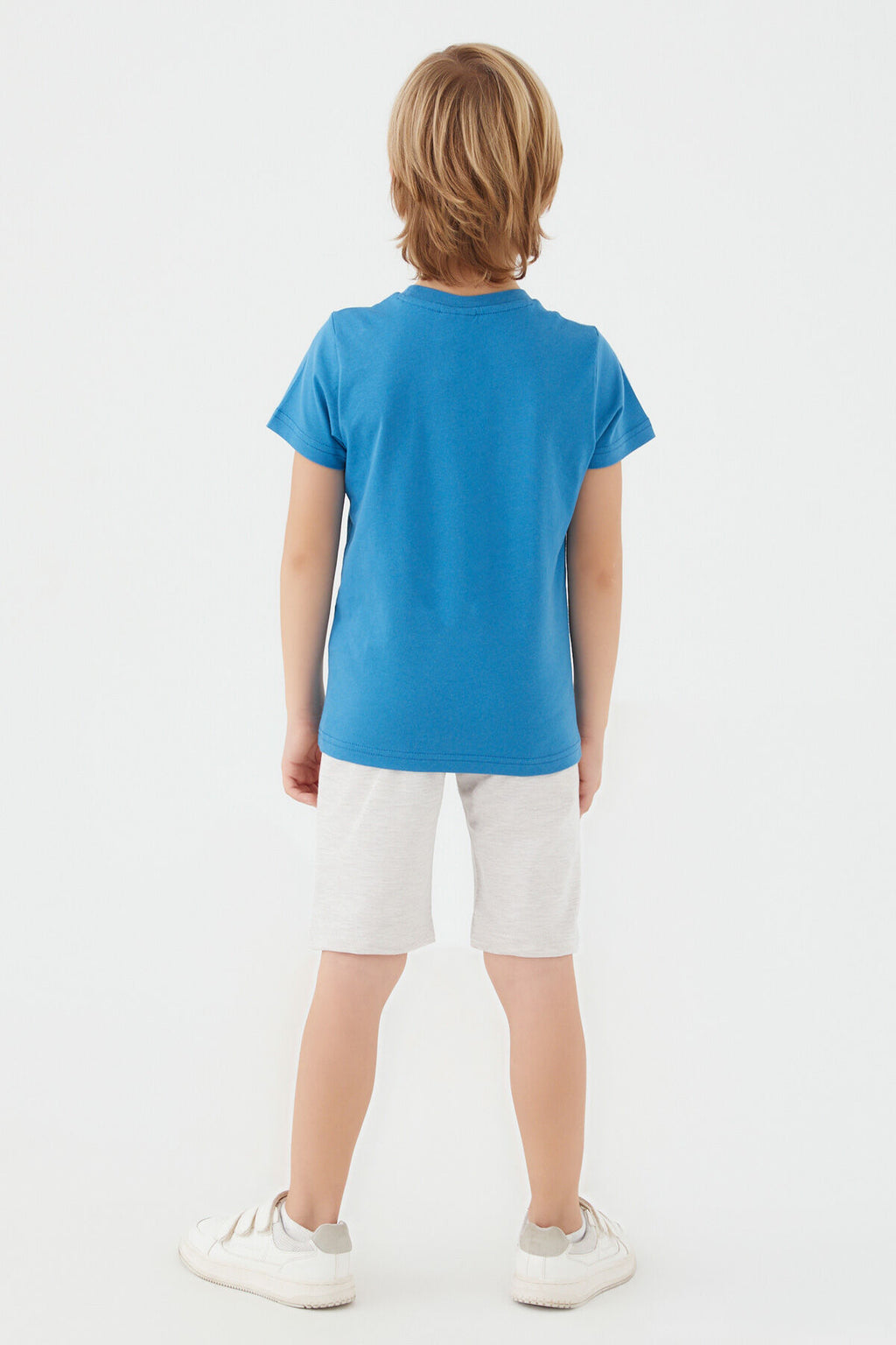 U.s. Polo Assn Light Blue Mavi Erkek Çocuk Bermuda Takım