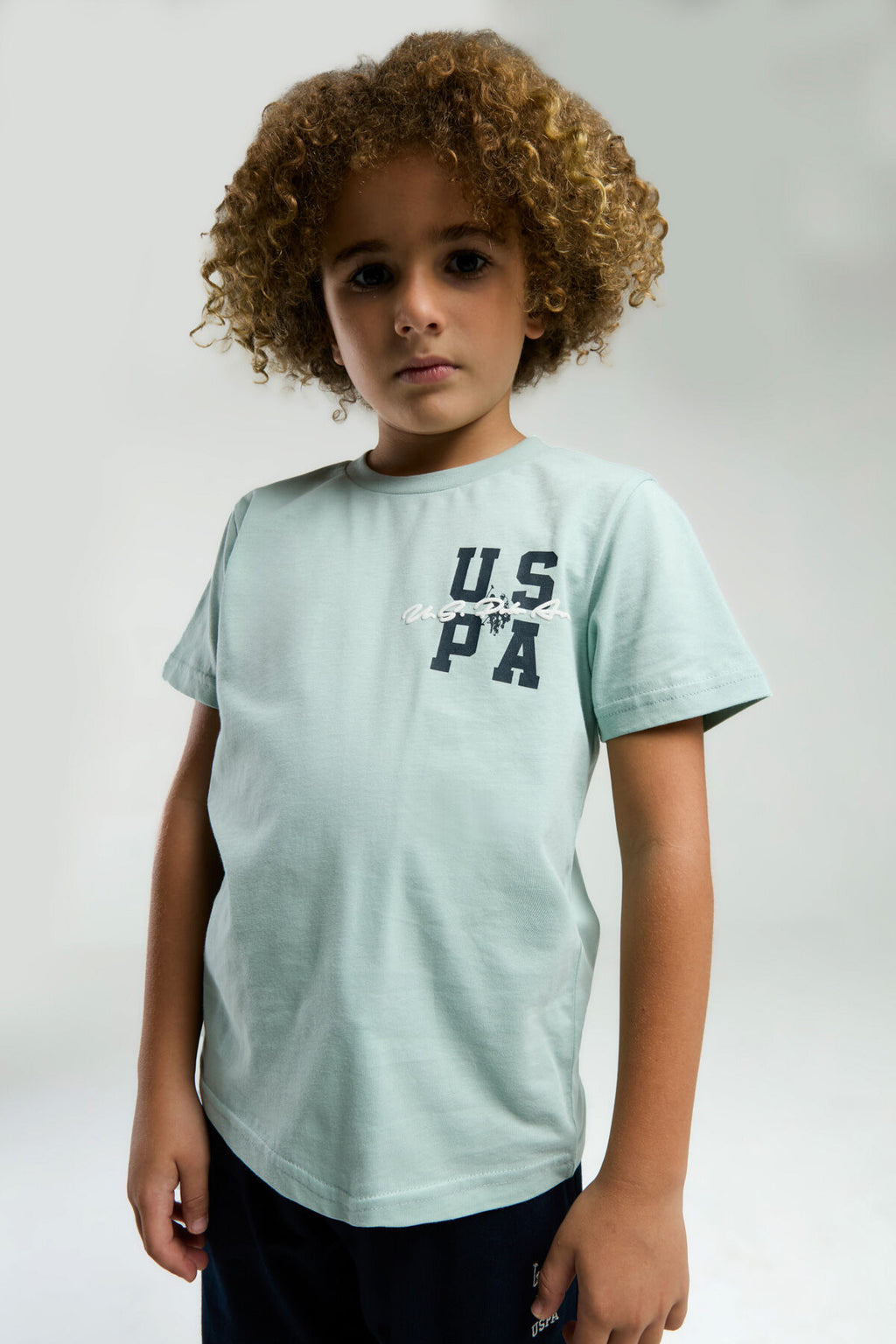 U.S. Polo Assn. Erkek Çocuk Yeşil Bermuda Takım